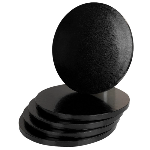 Podkład pod tort 30 cm gruby czarny podkładka pod tort trwały sztywny